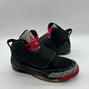 Nike Air Jordan 512246-001 Big Kids 6Y Sneaker Son of Mars Black Cement GS Shoes